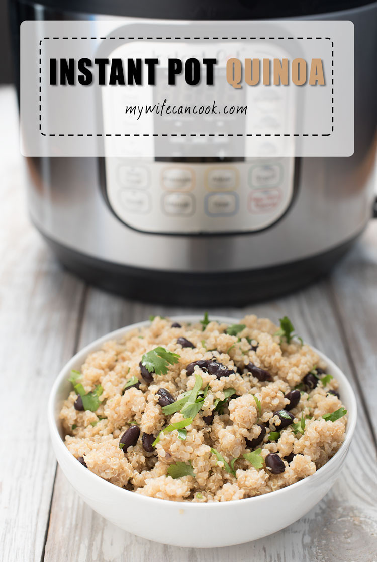 Quinoa Instant Pot
 Instant Pot Quinoa Super easy and ready for added