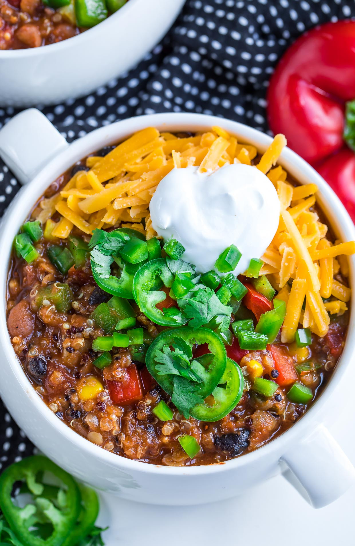 Quinoa Instant Pot
 Instant Pot Ve arian Quinoa Chili Peas And Crayons