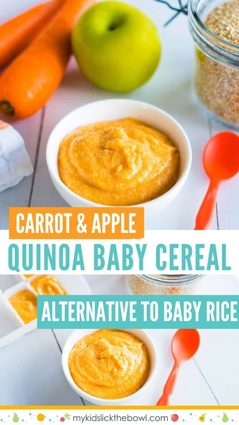 Quinoa Recipe For Baby
 Quinoa Baby Cereal Carrot & Apple Recipe