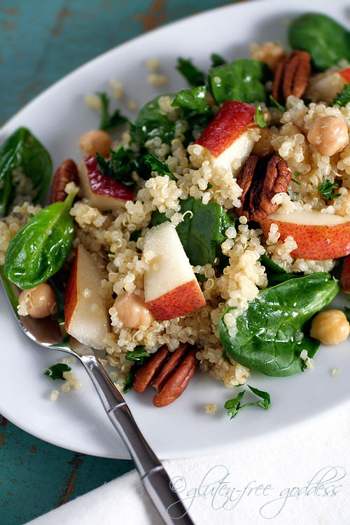 Quinoa Recipe For Baby
 Quinoa Salad with Autumn Pears Baby Spinach Pecans