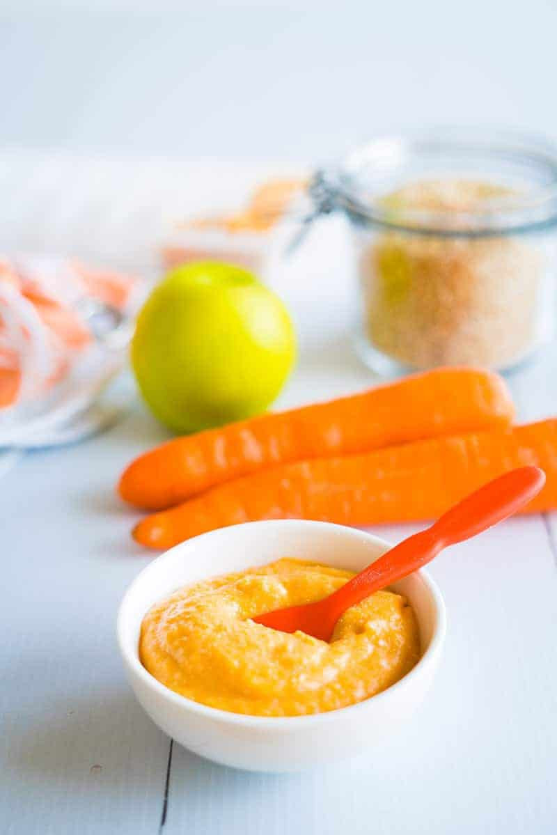 Quinoa Recipe For Baby
 Quinoa Baby Cereal Carrot and Apple Alternative to
