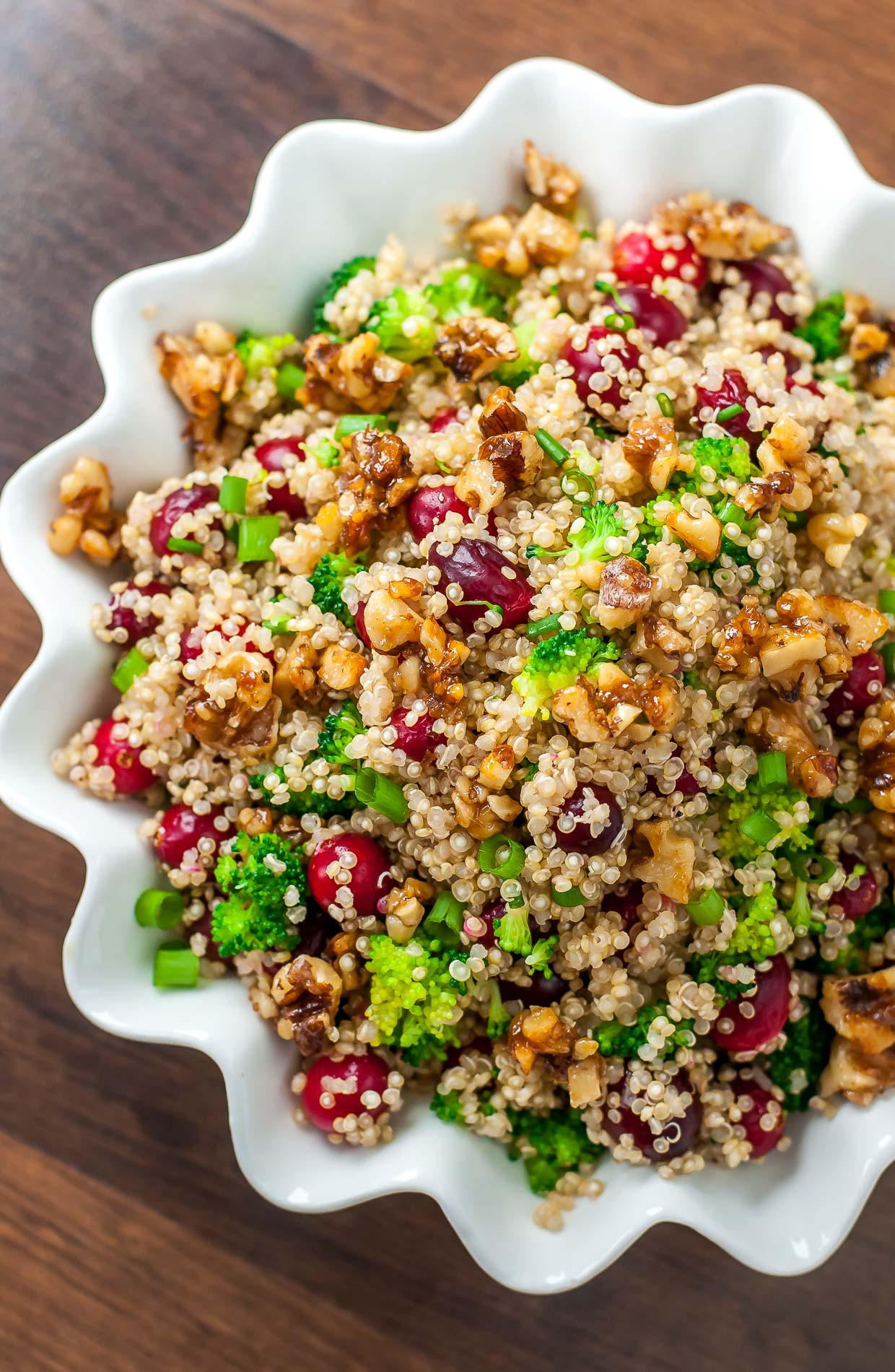 Quinoa Salad Recipes With Dried Cranberries
 Cranberry Quinoa Salad with Can d Walnuts