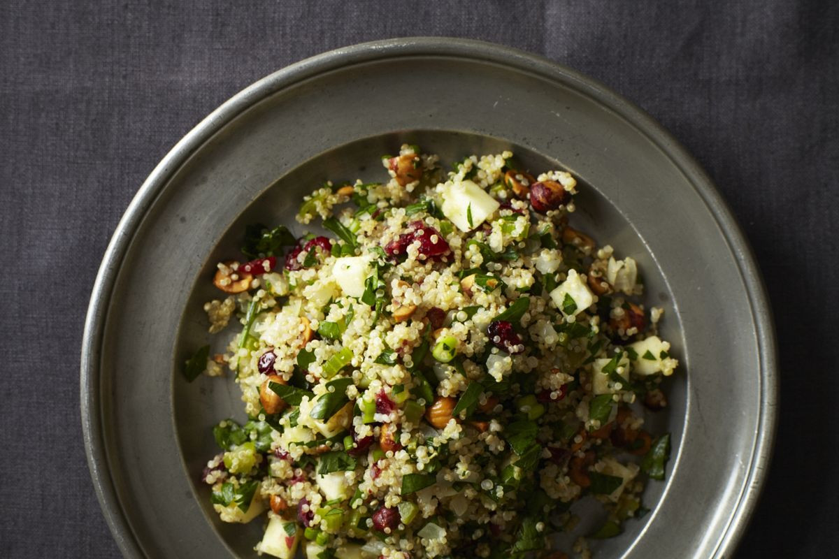 Quinoa Salad Recipes With Dried Cranberries
 Quinoa Salad with Hazelnuts Apple and Dried Cranberries