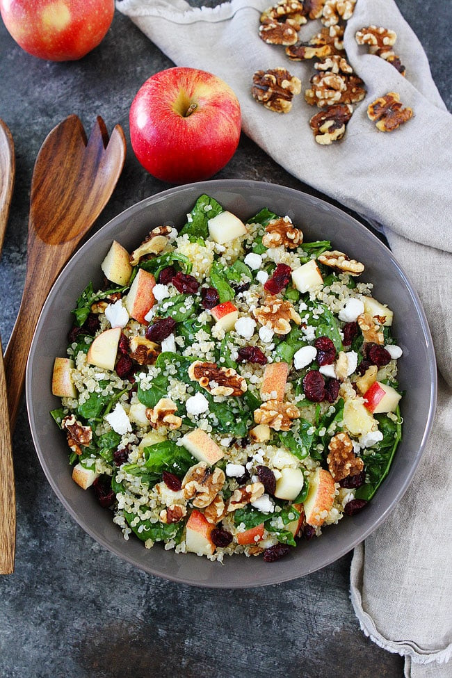 Quinoa Salad Recipes With Dried Cranberries
 Apple Walnut Quinoa Salad Recipe