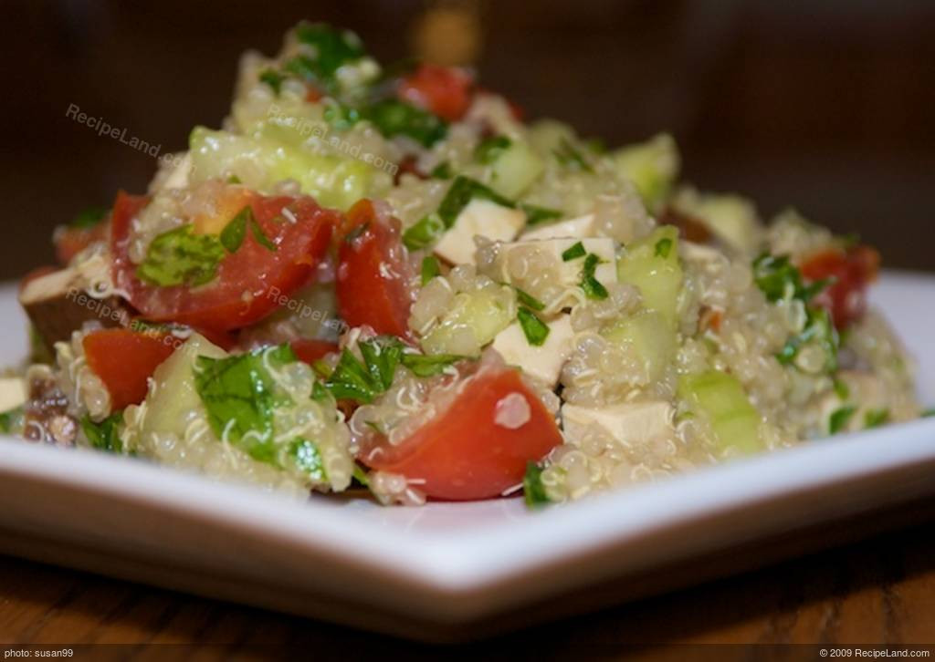 Quinoa Tofu Salad
 Quinoa and Smoked Tofu Salad Recipe