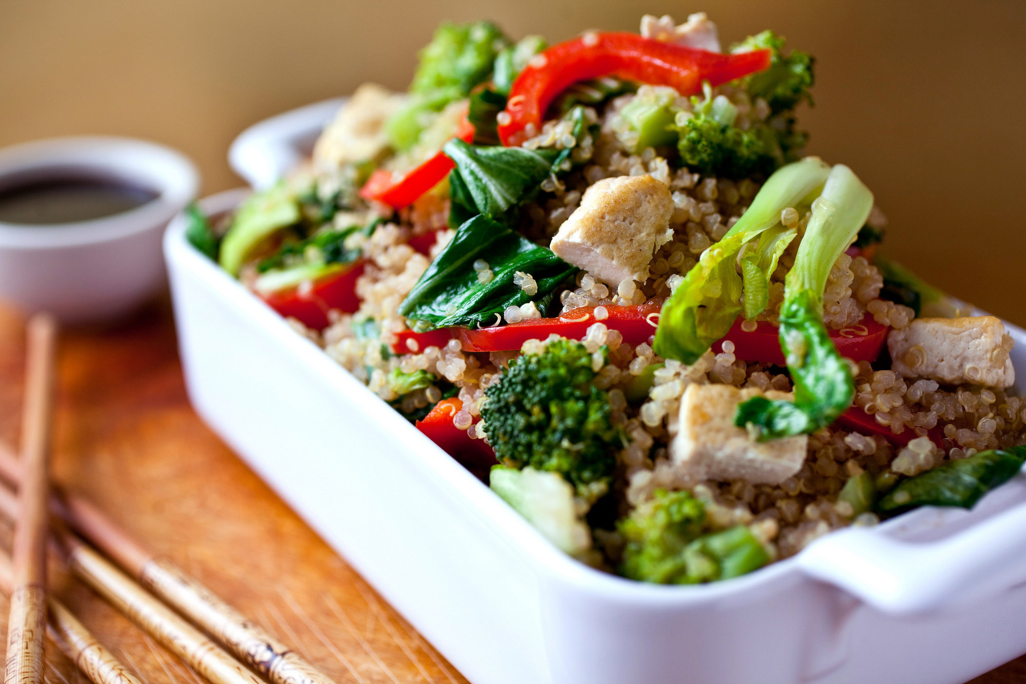 Quinoa Vegetables Recipe
 Stir Fried Quinoa With Ve ables and Tofu Recipe NYT