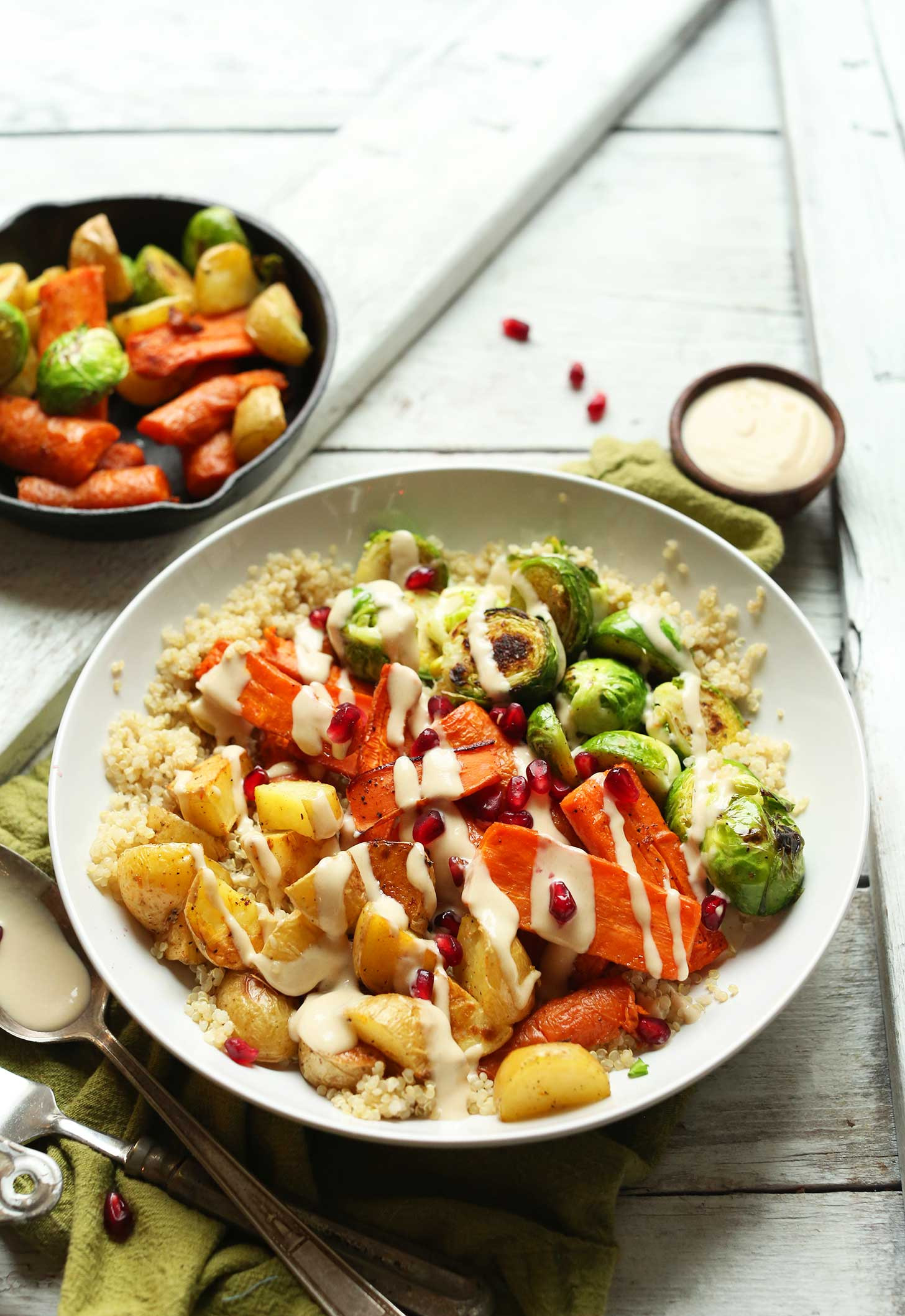 Quinoa Vegetables Recipe
 Roasted Ve able Quinoa Harvest Bowl