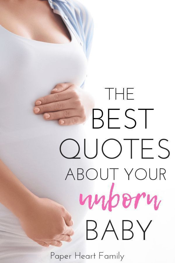 Quote For A Baby
 Unborn Baby Quotes And Sayings For The Soon To Be Mommy