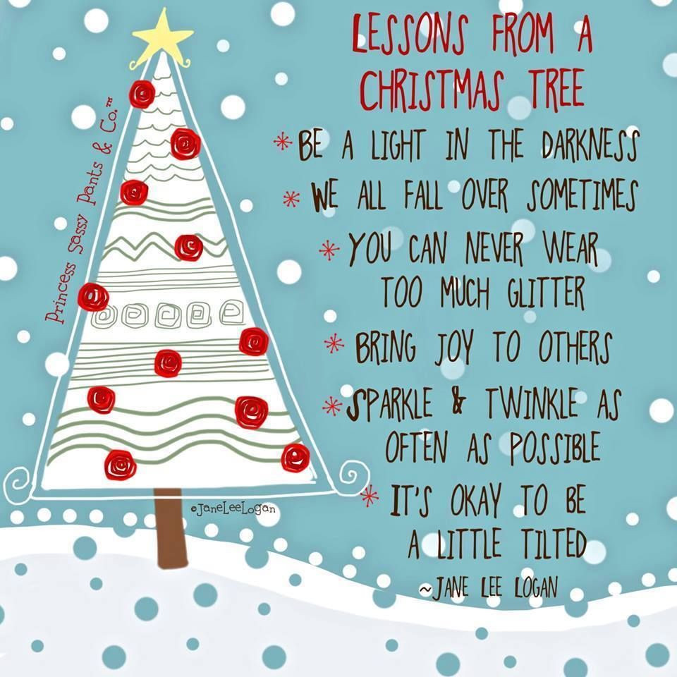 Quotes About Christmas Trees
 Lessons from a Christmas Tree Jane Lee Logan