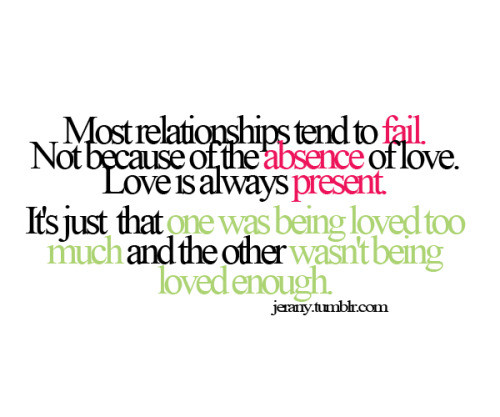 Quotes About Failed Relationships
 Why Most Relationships Fail Picture Quotes