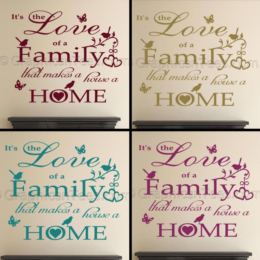 Quotes About Home And Family
 Love of Family Makes a House a Home Inspirational Family