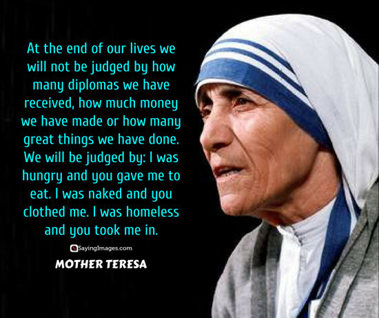 Quotes By Mother Teresa
 22 Mother Teresa Quotes on Fostering World Peace through