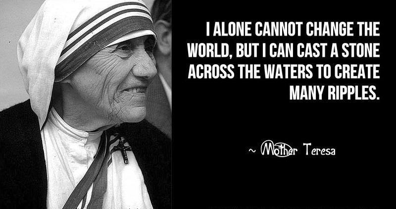 Quotes By Mother Teresa
 International Women who inspire me every day