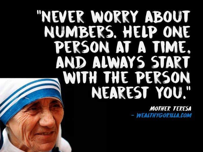 Quotes By Mother Teresa
 29 Inspirational Mother Teresa Quotes About Giving