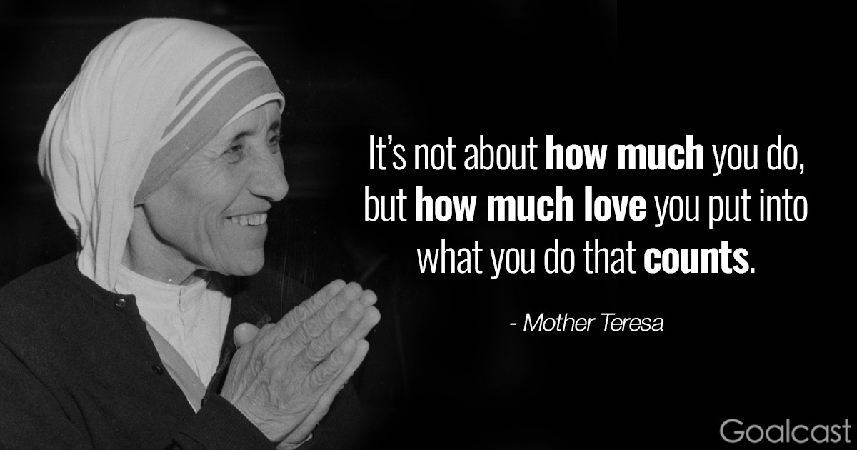 Quotes By Mother Teresa
 Top 20 Most Inspiring Mother Teresa Quotes