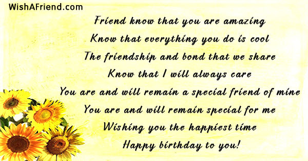 Quotes For A Friends Birthday
 Friend know that you are amazing Friends Birthday Quote