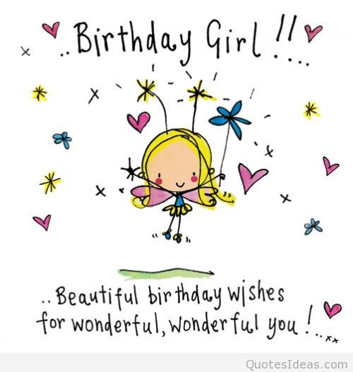 Quotes For Birthday Girl
 Funny Happy birthday girl quote