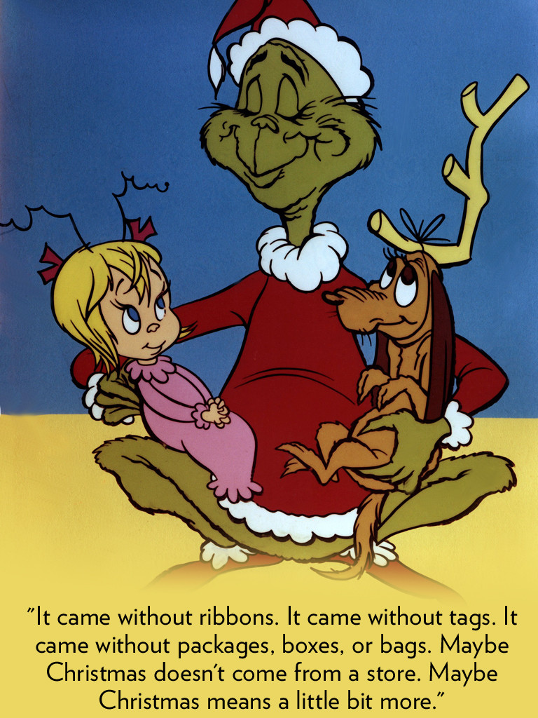 Quotes From How The Grinch Stole Christmas
 Grinch Cartoon Quotes QuotesGram