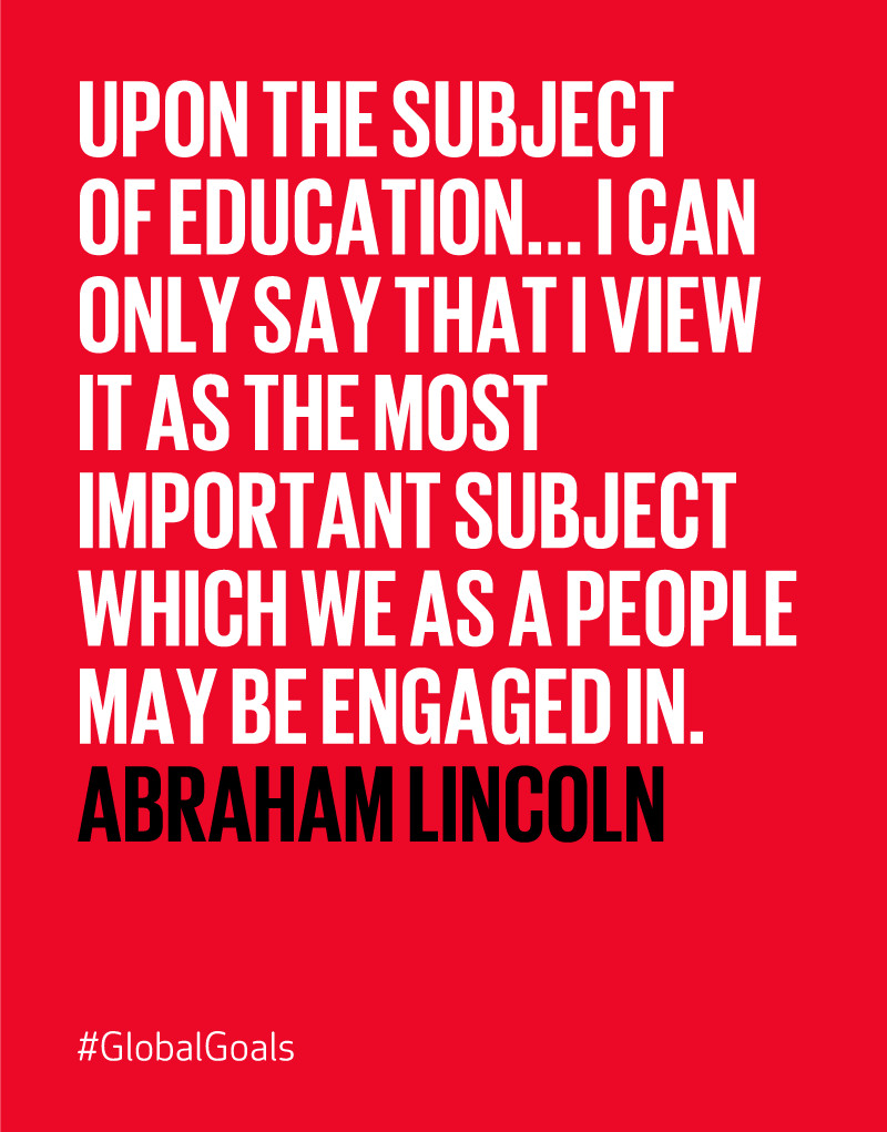 Quotes On Education
 Goal 4 Quality Education