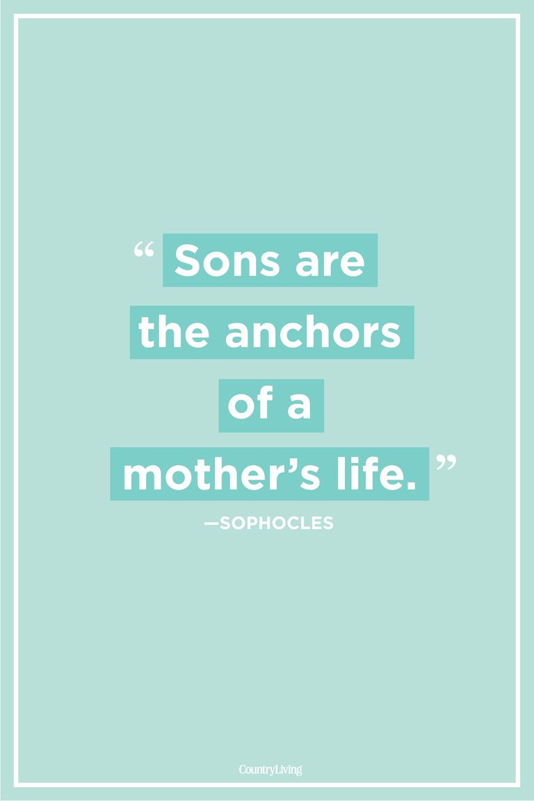 Quotes To Sons From Mothers
 20 Mother Son Quotes Mom and Son Relationship Sayings