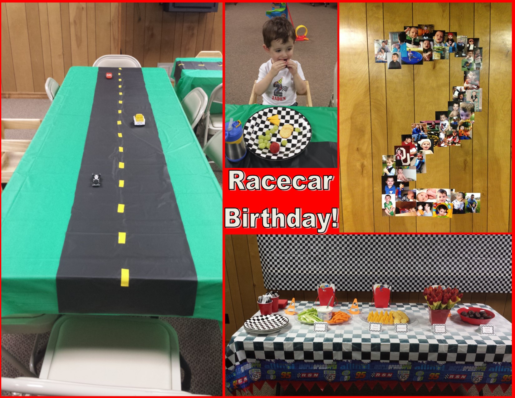 Race Car Birthday Decorations
 Bud Friendly Racecar Birthday Party