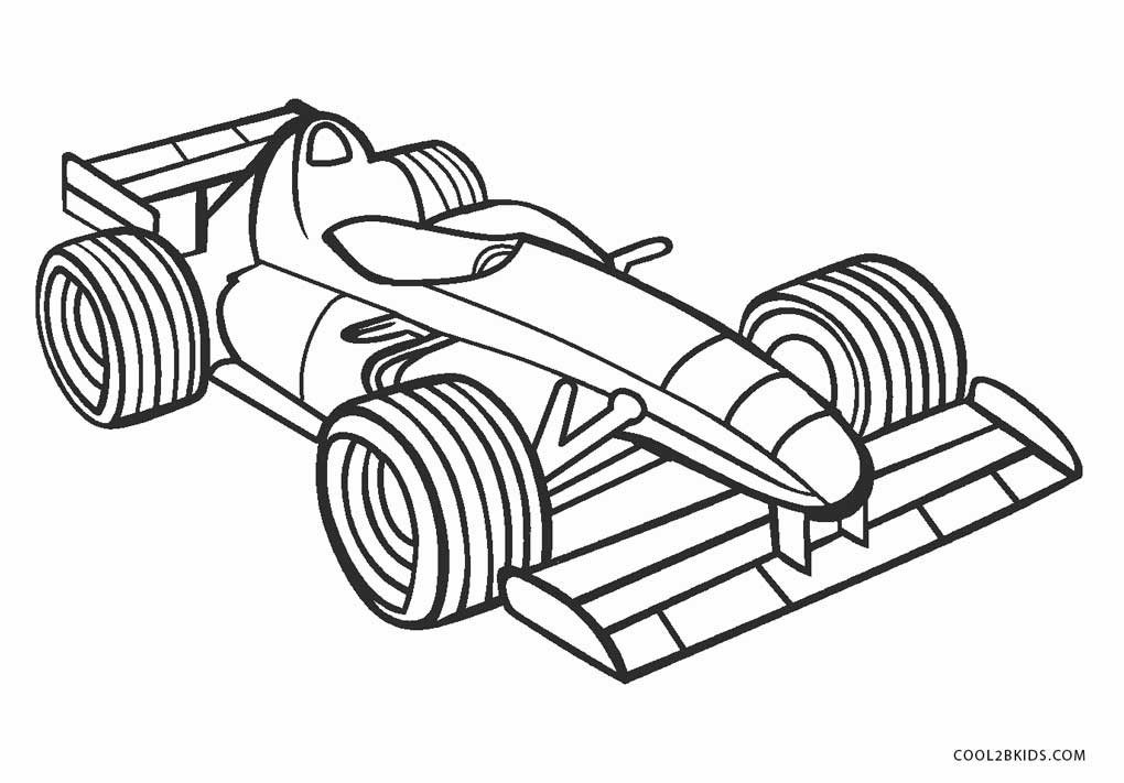 Race Car Coloring Pages For Kids
 Cars Coloring Pages