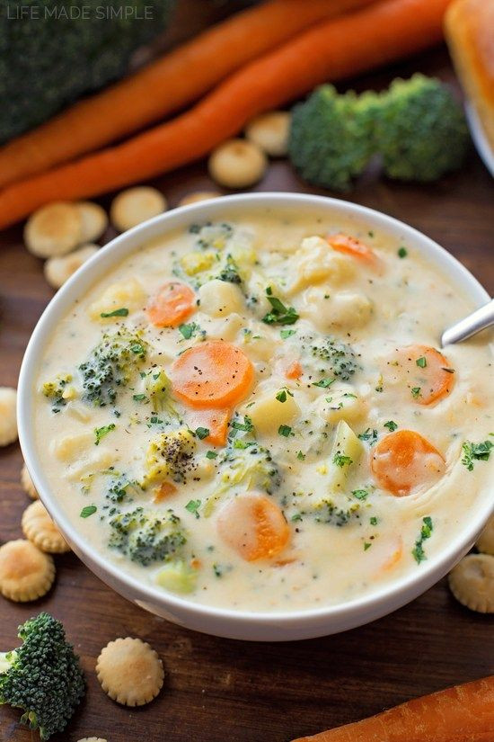 Rachael Ray Winter Vegetable Chowder
 Cheesy Ve able Chowder Recipe in 2020