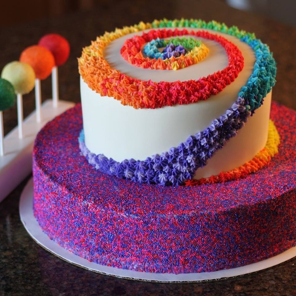 Rainbow Birthday Cakes
 Heavenly Cake Pops