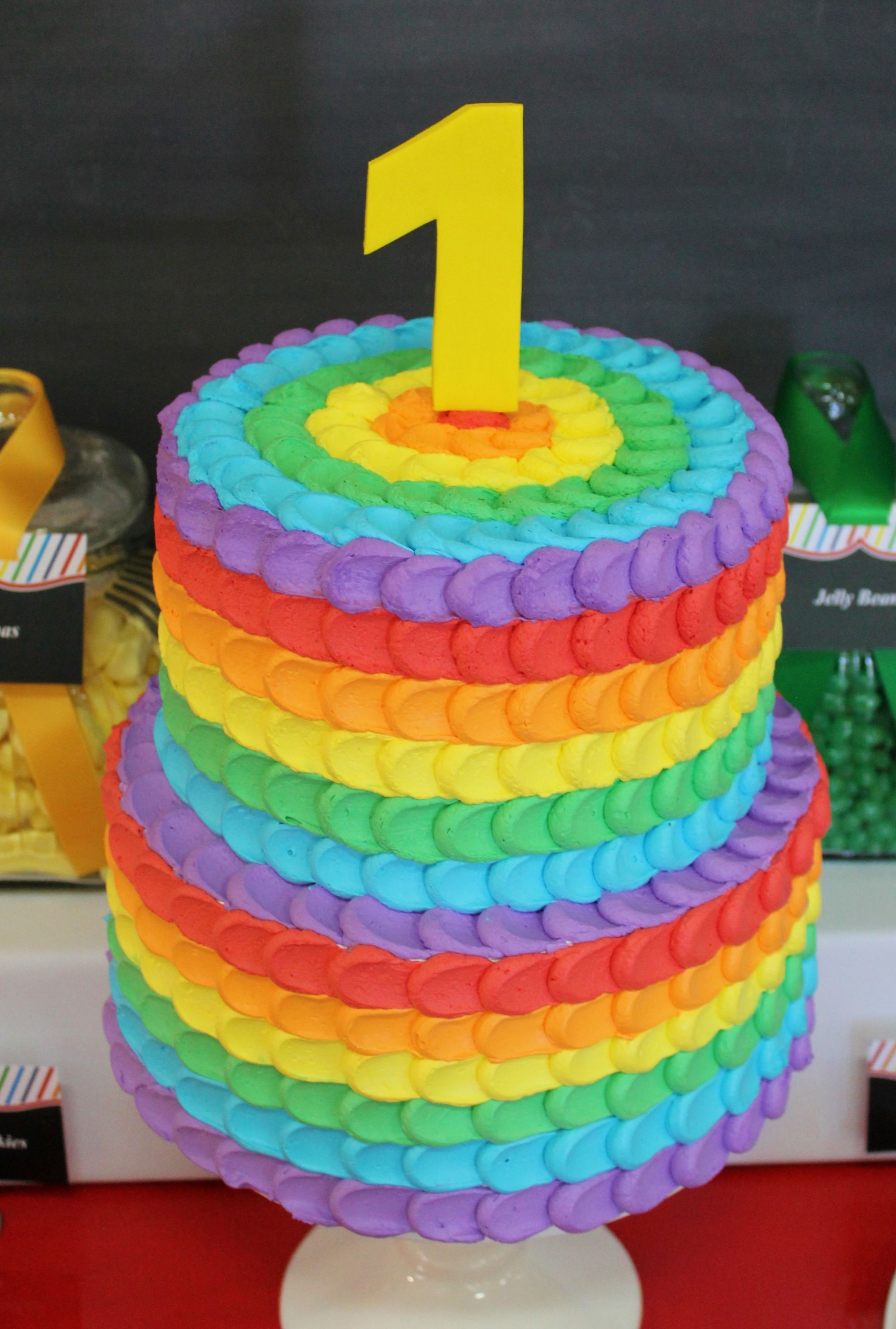 Rainbow Birthday Cakes
 RAINBOW THEMED BIRTHDAY PARTY Oh It s Perfect