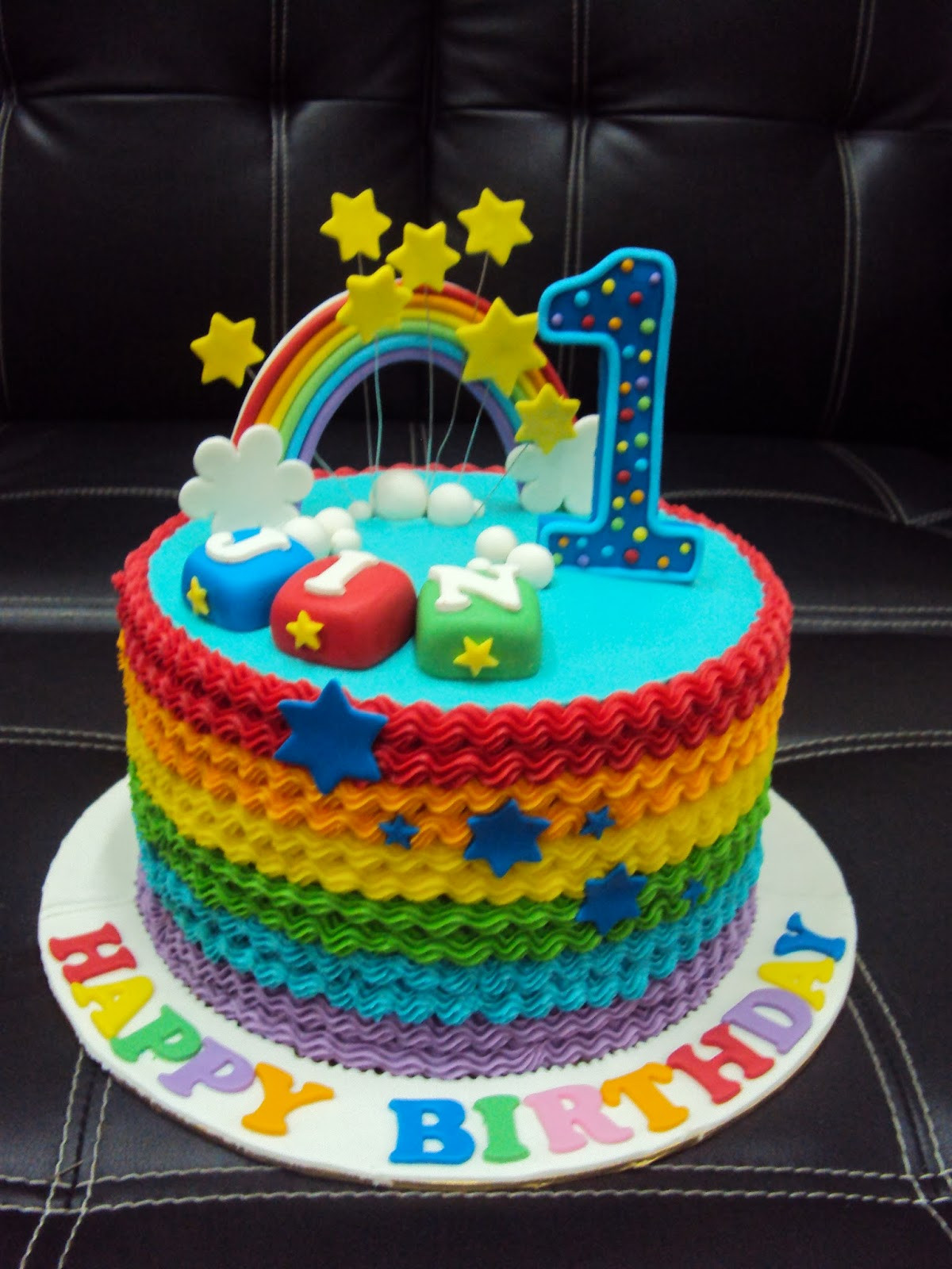 Rainbow Birthday Cakes
 L mis Cakes & Cupcakes Ipoh Contact 012