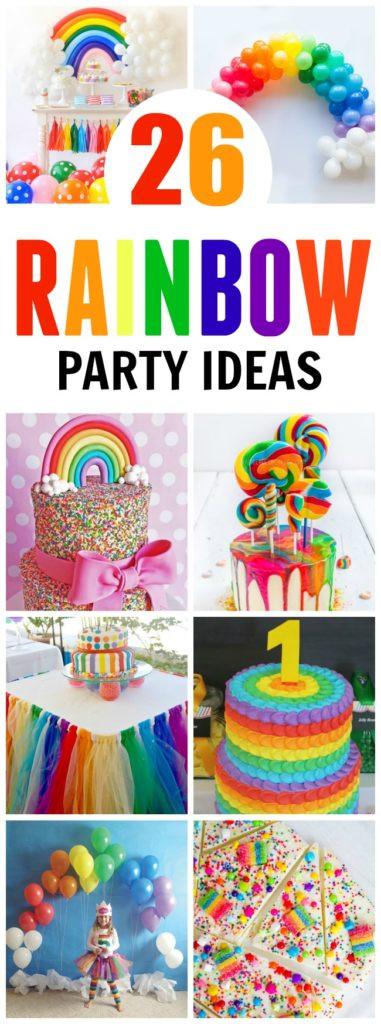 Rainbow Party For Kids
 26 Colorful Rainbow Party Ideas Pretty My Party Party