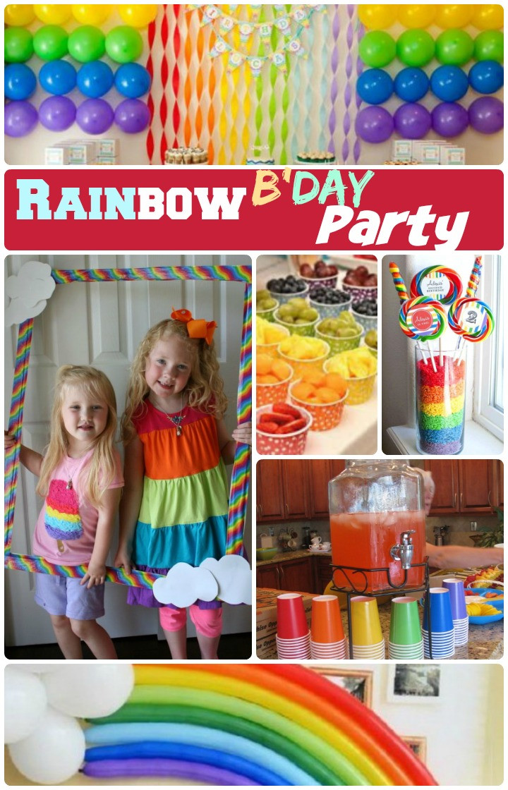 Rainbow Party For Kids
 Rainbow Birthday Party Ideas 19 DIY Decor and Party Food