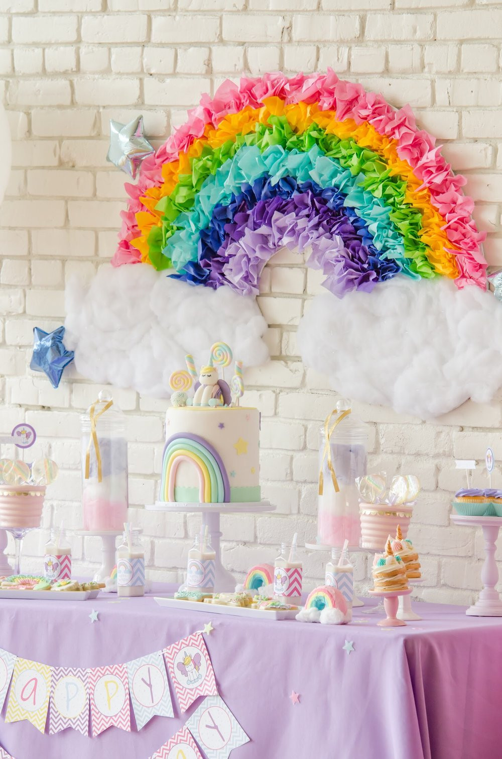 Rainbow Unicorn Birthday Party Ideas
 The Sweetest Unicorn Birthday Party Free Printables