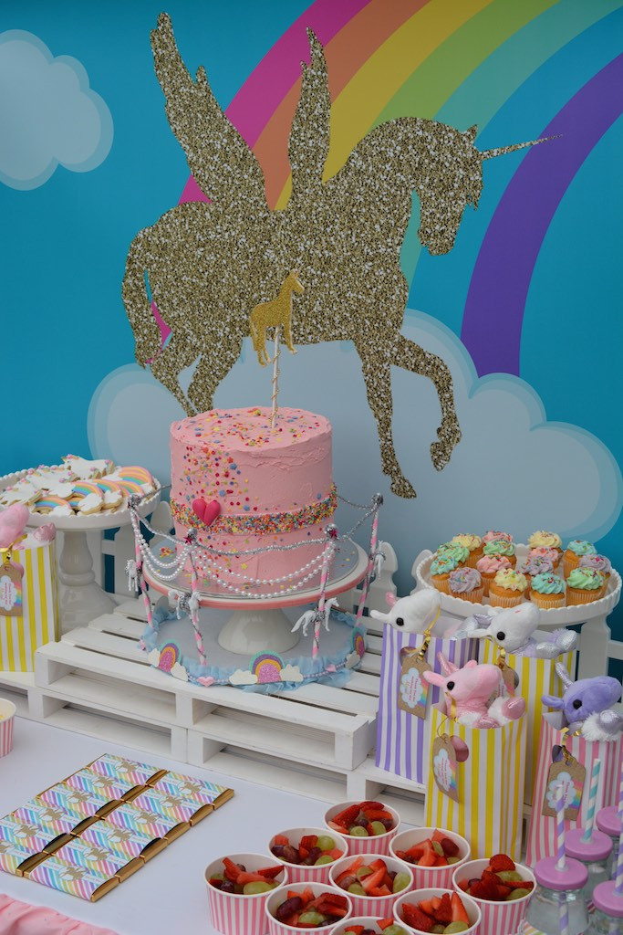 Rainbow Unicorn Birthday Party Ideas
 Tully s Rainbow Unicorn Birthday Party Stuff Mums Like