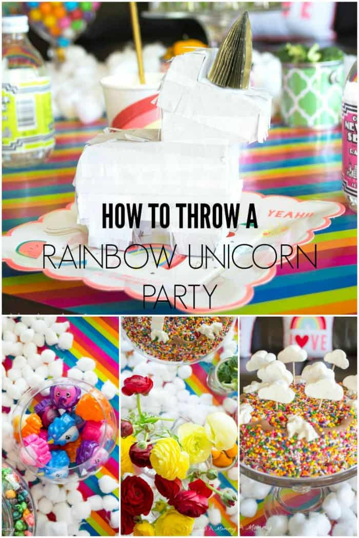Rainbow Unicorn Birthday Party Ideas
 Rainbow Unicorn Party Ideas Moms & Munchkins