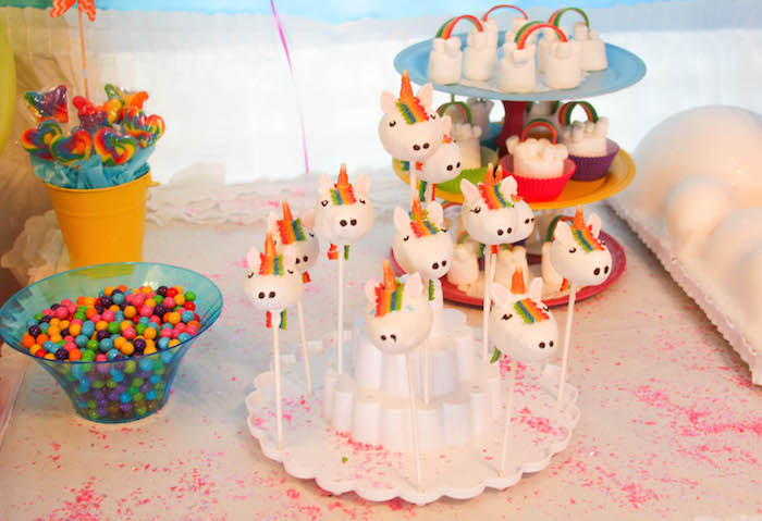 Rainbow Unicorn Party Ideas
 Kara s Party Ideas Rainbow Unicorn Birthday Party