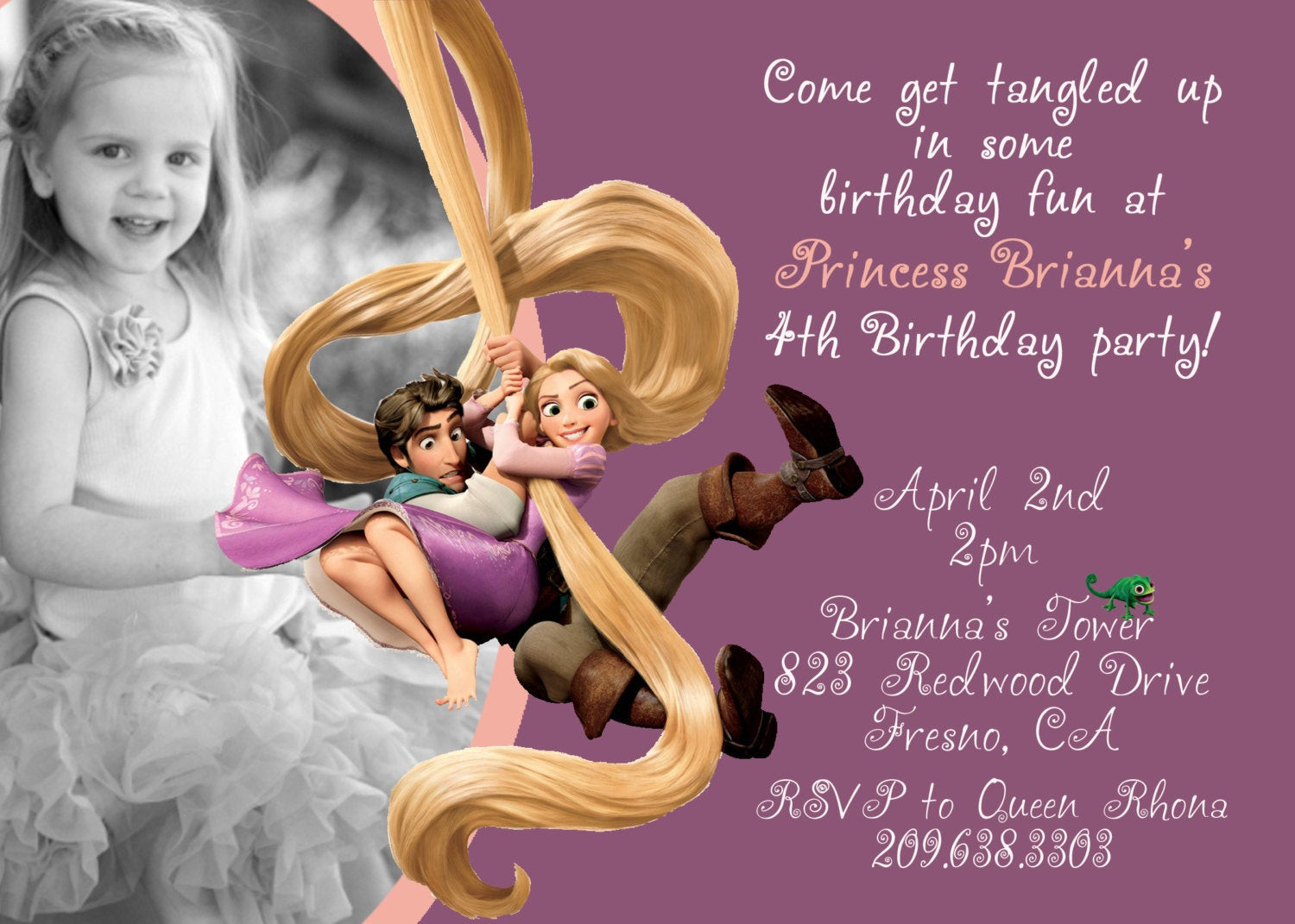 Rapunzel Birthday Invitations
 40th Birthday Ideas Rapunzel Birthday Invitation Templates