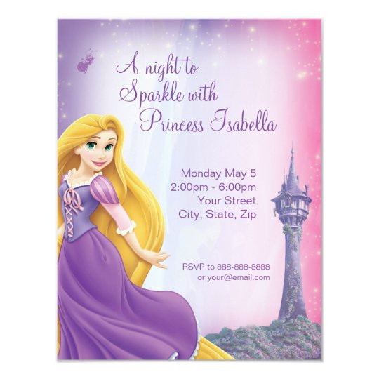 Rapunzel Birthday Invitations
 Rapunzel Birthday Invitation