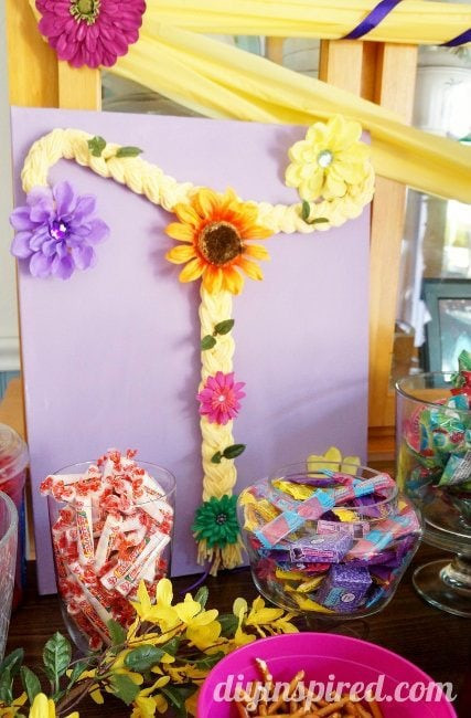 Rapunzel Birthday Party Decorations
 Rapunzel Birthday Party Ideas DIY Inspired