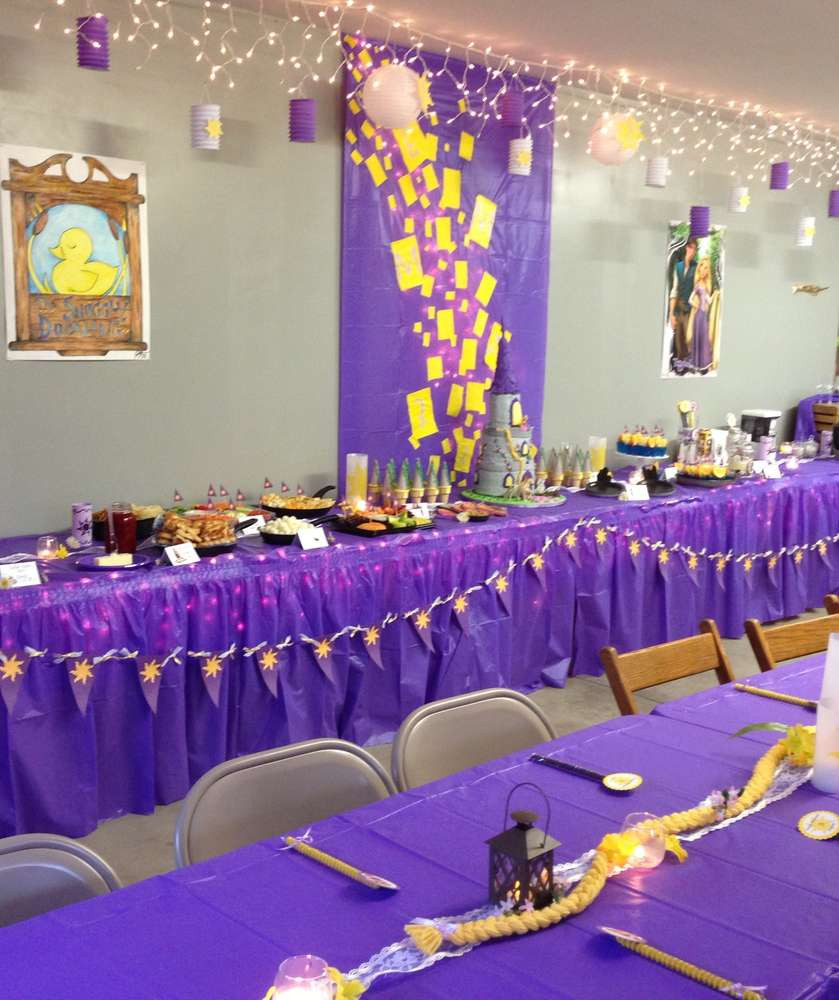 Rapunzel Birthday Party Decorations
 Rapunzel Tangled Birthday Party Ideas