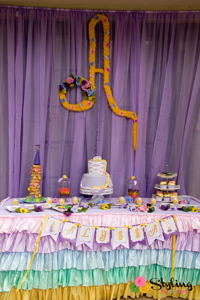 Rapunzel Birthday Party Decorations
 Tangled in Fun Rapunzel Birthday Party