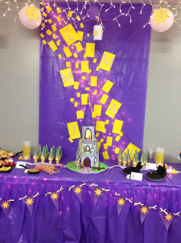 Rapunzel Birthday Party Decorations
 Rapunzel Tangled Birthday Party Ideas