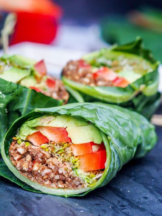 Raw Vegan Dinner Recipes
 Raw Vegan Recipes Collard Wraps Gluten Free Paleo