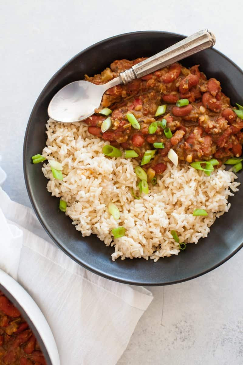 Re Beans And Rice
 Vegan Red Beans and Rice