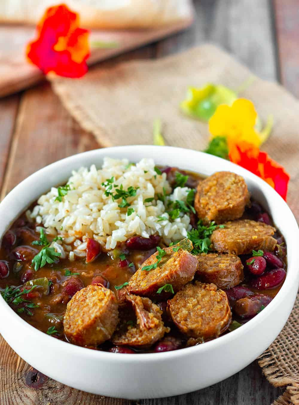 Re Beans And Rice
 Vegan Red Beans And Rice Healthier Steps