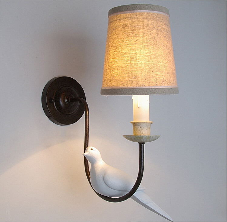 Reading Lights For Bedroom
 2015 American Country Vintage Wall Lights Fixtures LED E14