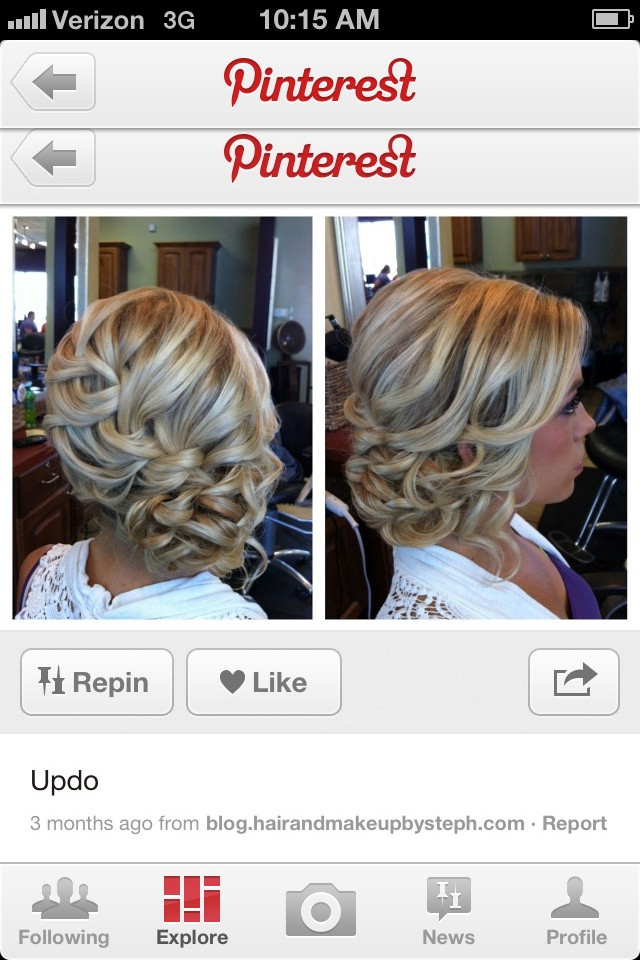 Really Cute Hairstyles
 Really cute updo