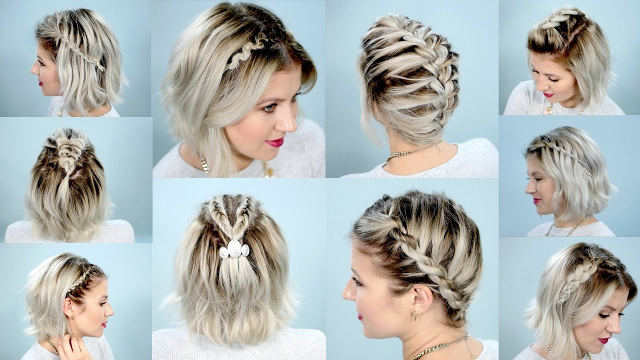 Really Easy Hairstyles For Short Hair
 10 EASY BRAIDS FOR SHORT HAIR TUTORIAL