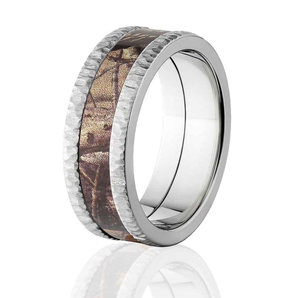 Realtree Camo Wedding Rings
 Realtree AP Camo Bands Tree Bark Camouflage Wedding Ring