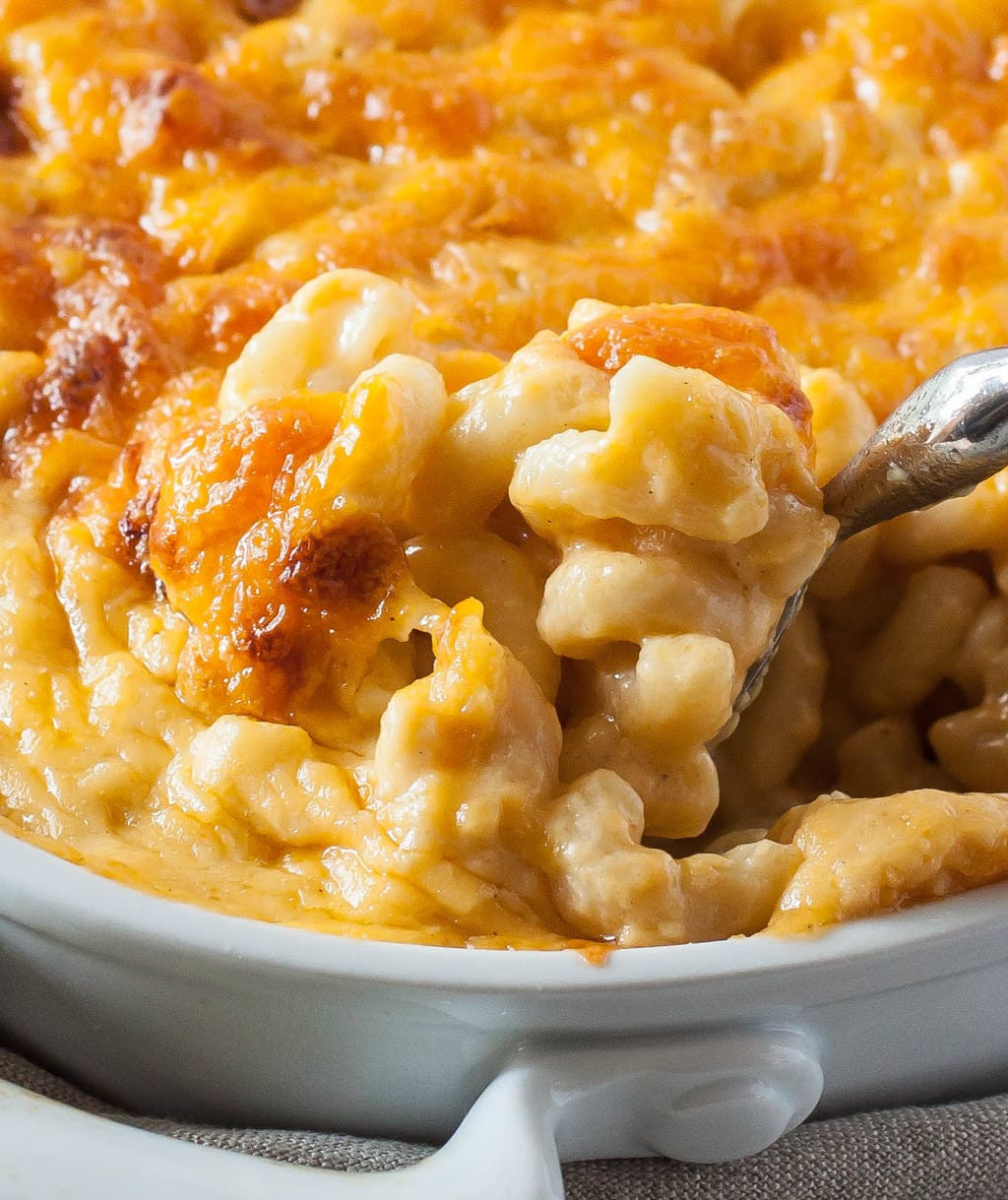 Recipe Baked Macaroni And Cheese
 Perfect Southern Baked Macaroni and Cheese Basil And Bubbly